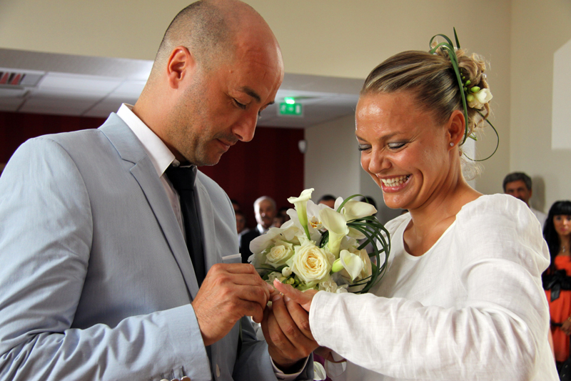 Photographe mariage Albi - Echange d'alliance